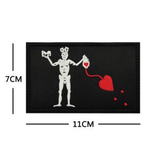 Pirate Style Patch Armband Velcro Package Seal – V011625