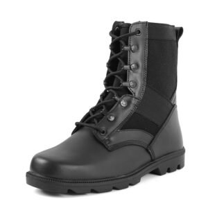 Tactical boots army fan outdoor shoes – Black, 41