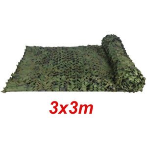 Camouflage Anti-Aerial  Green Shade Net  Jungle – Green, 3×3