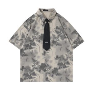 Camouflage Casual Short-sleeved Shirt For Men