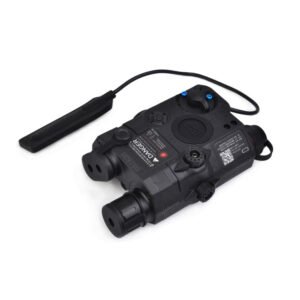 Tactical laser LED flashlight – Black