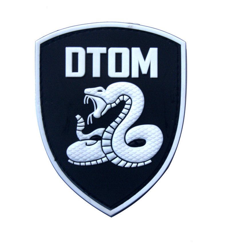 DTOM Don't Step On My Foot Gadsden Snake Tactical Velcro - Image 2