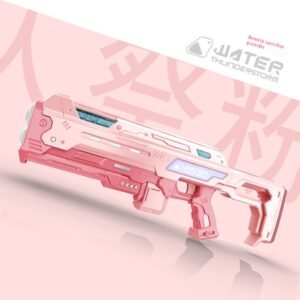 Automatic Water Feeding Pulse Electric Water Gun Toy – Girl Pink