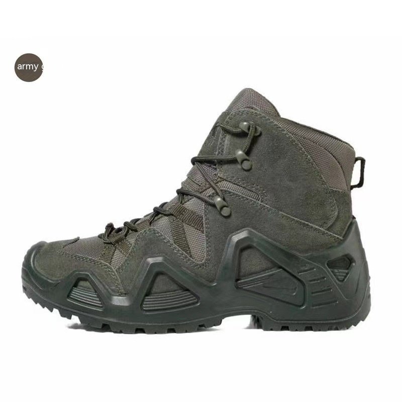 Mid-top High-top Military Fans Outdoor Training Hiking Shoes Military Fans Combat Boots - Image 8