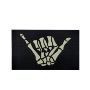 Ray Skull Finger Right Gesture 666IR Recognition Chapter Luminous Velcro Badge – M00159 8