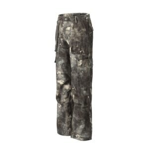 American High Street Multi-pocket Dirty Dyed Moss Camouflage Cargo Pants Men And Women