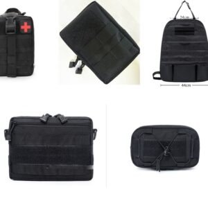 Tactical camouflage bag – Black 5pieces set
