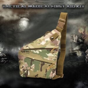 Outdoor Military Camouflage Biking Mountain Climbing Lightweight Shoulder Messenger Bag Digital Storage Bag Waterproof Shoulder Bag