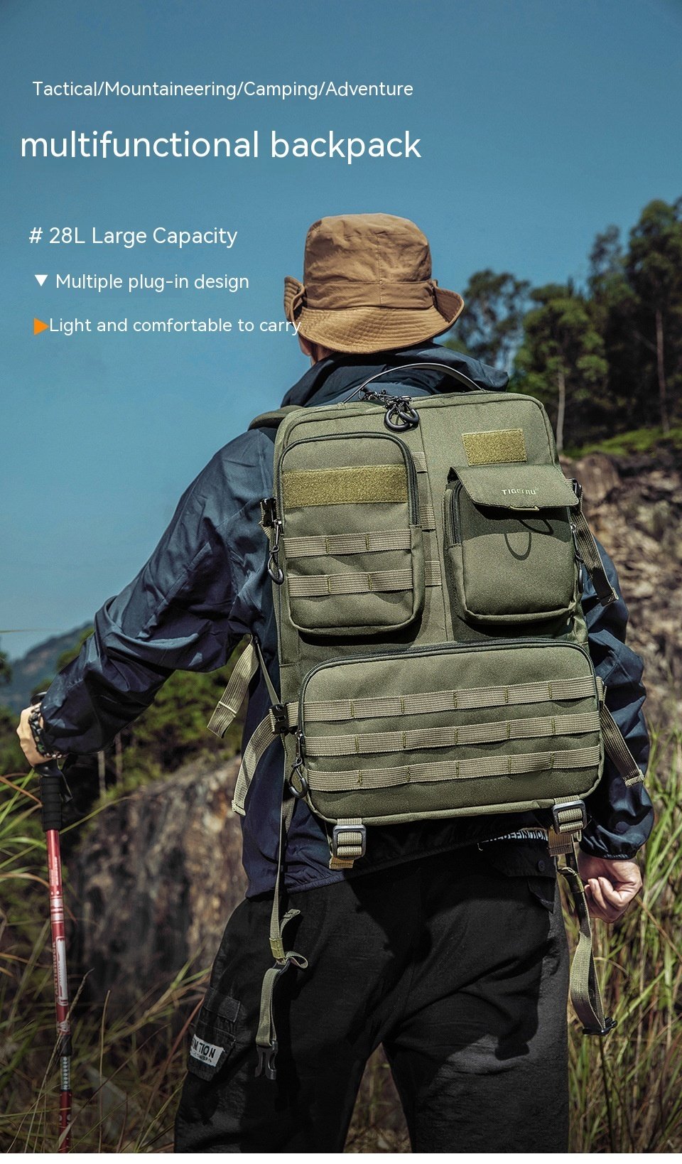 Tactical Backpack Men's Waterproof Outdoor - Image 7