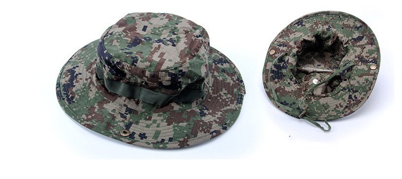 Camouflage Summer Fisherman Outdoor Sunscreen Hat - Image 7