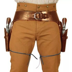 Steampunk Western Cowboy Revolver Holster – Khaki