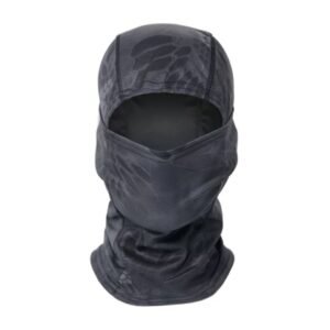 Tactical Camouflage Balaclava Full Face Scarf Mask – Striped police black