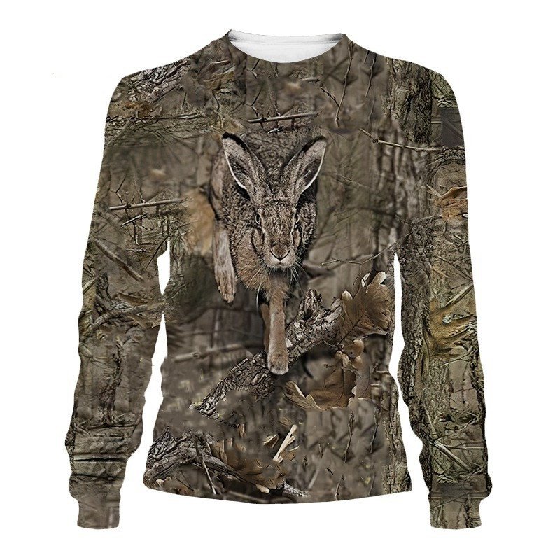 Hunting Camouflage Duck 3D Printed Hooded Sweatshirt - Image 2