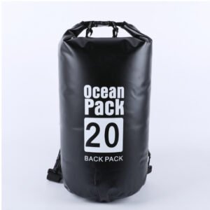 Waterproof Water Resistant Dry Bag Sack Storage Pack Pouch Swimming Outdoor Kayaking Canoeing River Trekking Boating – Black, 5L