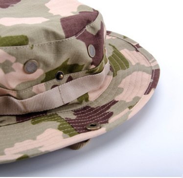 Camouflage Summer Fisherman Outdoor Sunscreen Hat - Image 3
