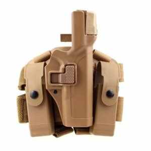 Sinking double anti quick pull leg holster – Khaki
