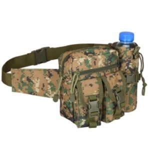 Running sports pockets field function package outdoor small waterproof bag tactical kettle pockets – Jungle digital