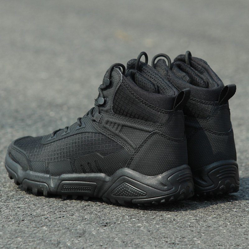 American Ultralight Mid Tube Combat Boots Men's Commando Desert Tactical Hiking Shoes - Image 4