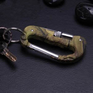 Camouflage Clasp Knife Saw Screwdriver Multifunctional Outdoor Tools Climbing Carabiner Quickdraws Aluminum 5 In 1 Carabiner – Camouflage