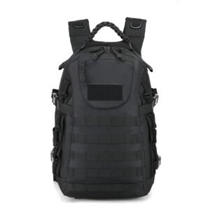 Waterproof Outdoor Military Fan Tactical Backpack – Black, 36to55L