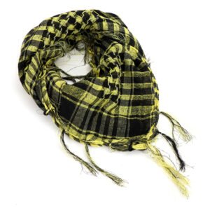 Sports Outdoor Arab Army Fan Tactical Scarf – Yellow, 80to100cm