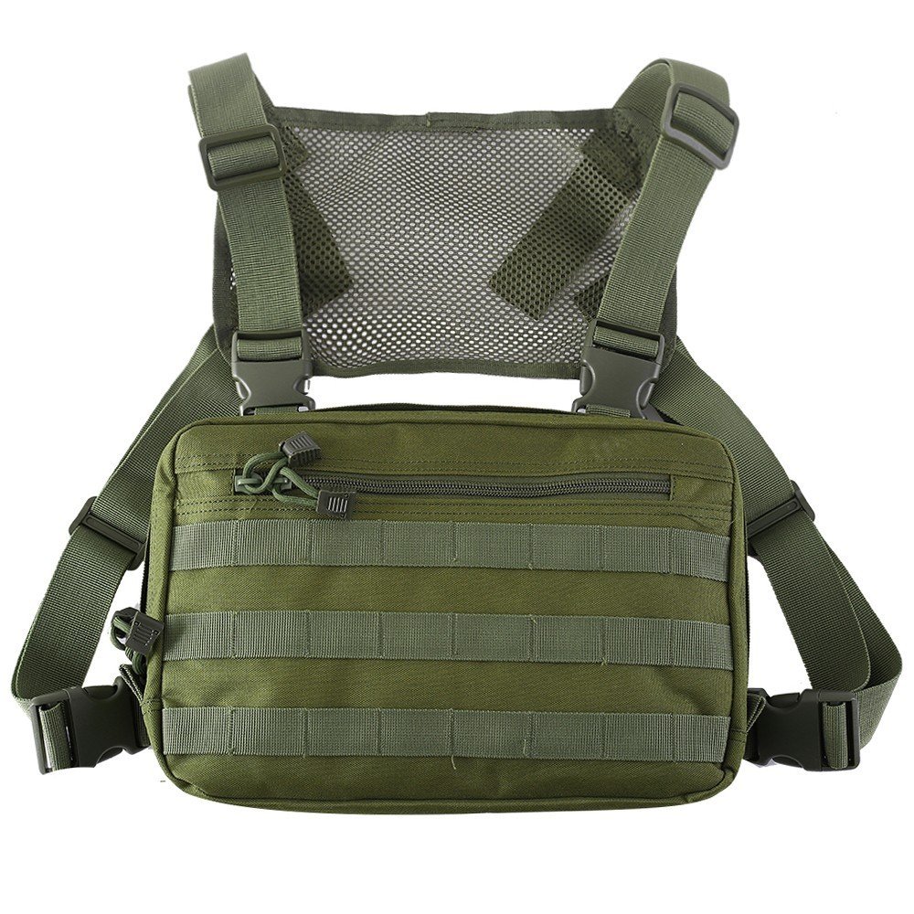 Tactical Outdoor Chest Pocket Practical And Convenient Mesh Breathable Chest Bag - Image 2