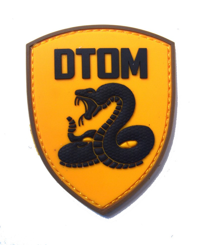 DTOM Don't Step On My Foot Gadsden Snake Tactical Velcro - Image 4