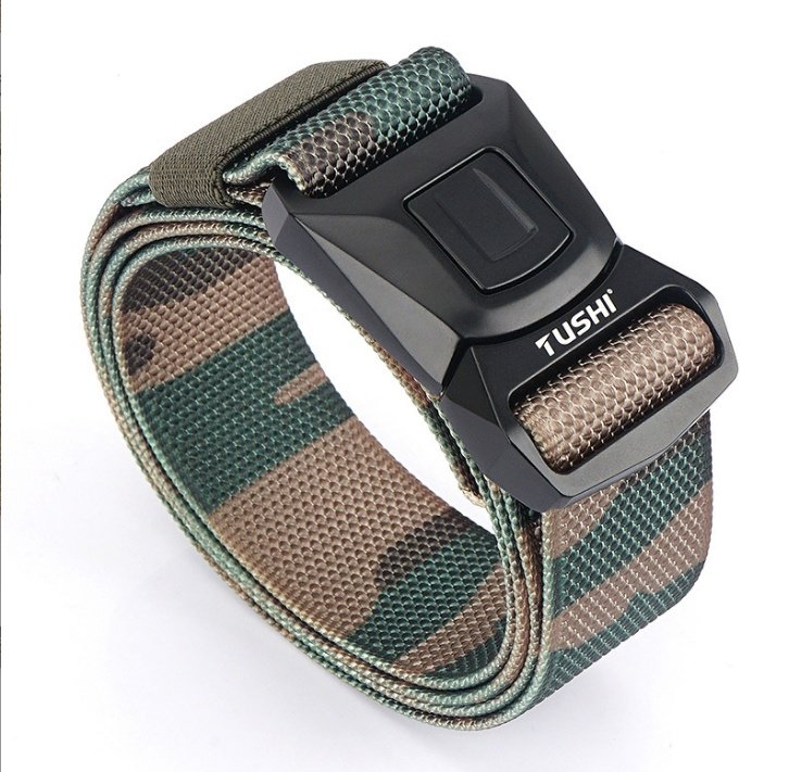 Safety Buckle Nylon Men's Multifunctional Tactical Belt - Image 4
