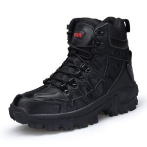 Military Combat Boots Outdoor High-top Combat Dropshipping Military Boots – Black, 41