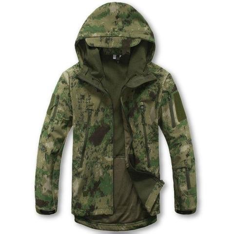 lurker shark skin softshell jacket tactical military v 4.0 men's windbreaker raincoat with hood clothes - Image 4
