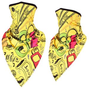 Quick-drying triangle towel long breathable – Yellow