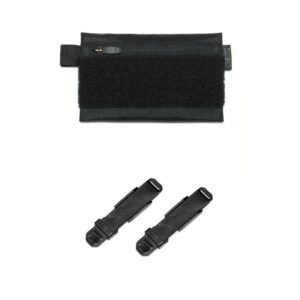 Simple And Creative Men’s Velcro Mini Clutch Bag – Black, Bag and Bolt cutting