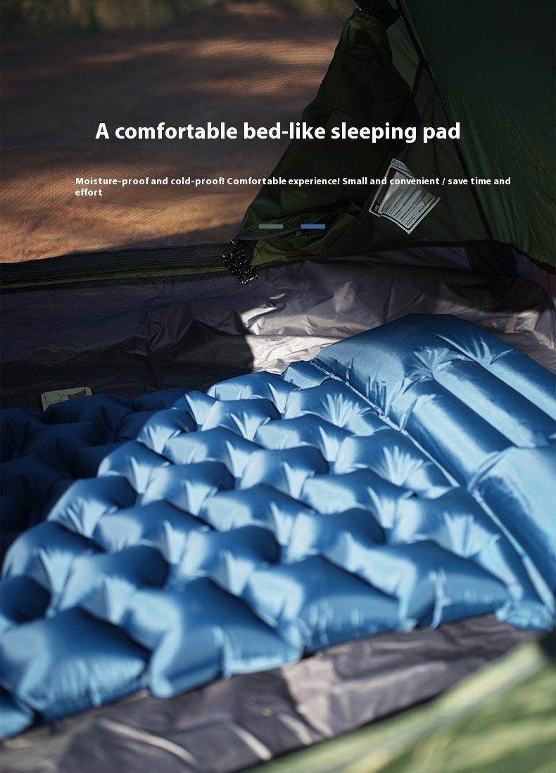 Outdoor Honeycomb Press Type Inflatable Mattress Single Thickened Moisture-proof Tent Sleeping Mat - Image 8