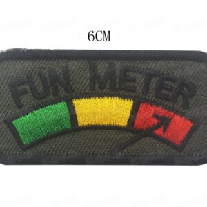 Stars And Stripes Patch Standard Profile Embroidered Armband Velcro – Fuel gauge green