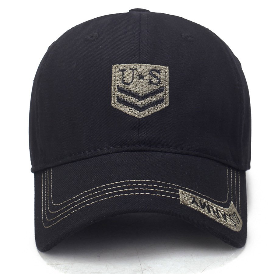 Embroidered US baseball cap - Image 3