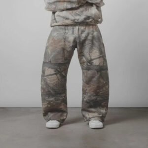 Leaves Camouflage 3D Printed Casual Pants For Men