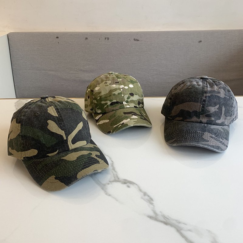 Camouflage Peaked Cap Cotton Versatile Casual - Image 4