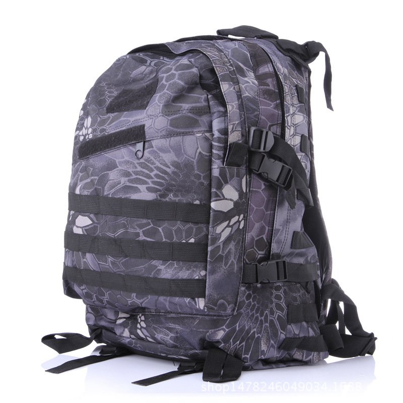 Camouflage camouflage multi function double shoulder bag waterproof Oxford cloth mountaineering bag 3D tactical movement outdoor Bag Backpack - Image 2
