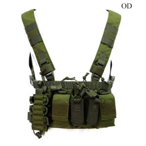 Bone frog bellyband vest camouflage tactics – Green, One size