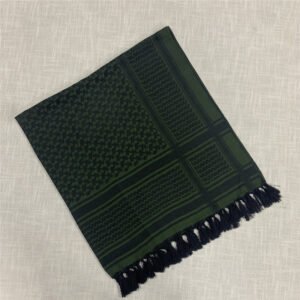 Arabic Khaki Tactical Pure Cotton Scarf – Green