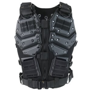 Outdoor Tactics Vest Waterproof Protective Waistcoat – Black, Free Size