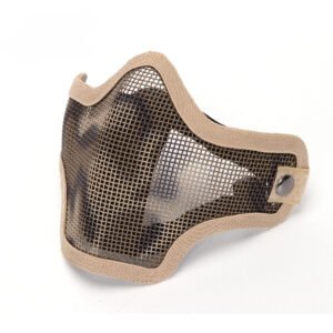 Steel Wire Half Face Tooth Guard Protective Mask – Desert camouflage