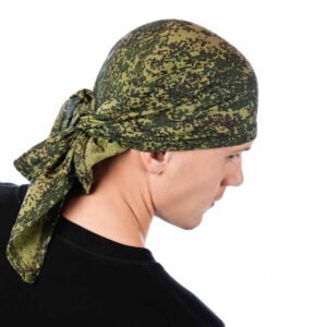 Tactical Camouflage Outdoor Riding Sun Protection Triangular Binder – Russian Digital, Average Size