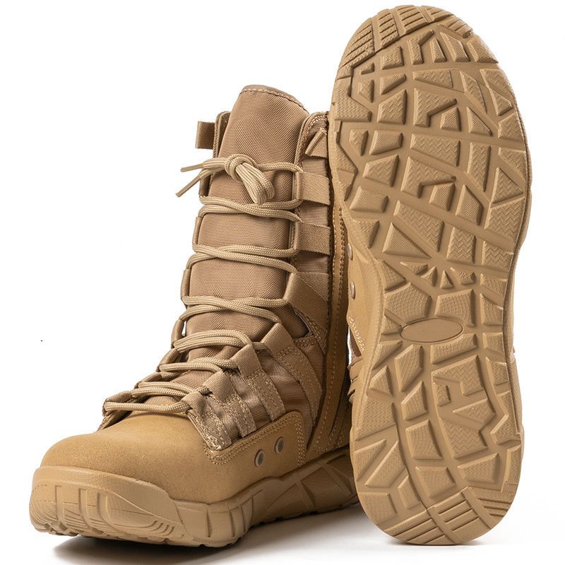 New High Top Combat Green Desert Boots Lightweight - Image 4