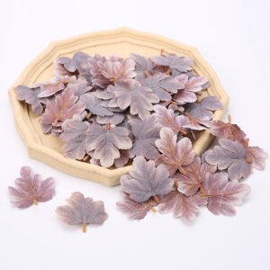 Simulation Leaf Perilla Maple Decoration Diy Scrapbook Shooting Props – 3style, 20PCS