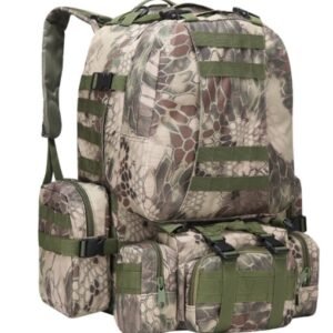 Outdoors Camouflage Tactical Hiking Bacpack – Crepe green