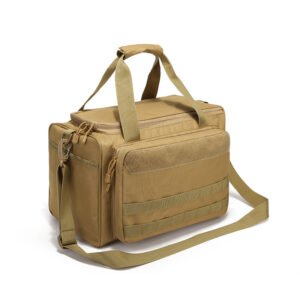 Outdoor Tactical Multifunctional Large Capacity Storage Sports Handbag – Khaki