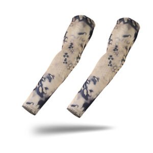 Sunscreen Camouflage Ice Silk Summer Outdoor Tactical Sleeves – Desert Python, Average Size