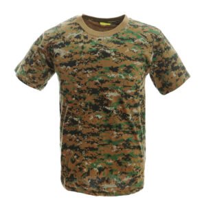 Summer Cross-border European Size Outdoor Army Fan Round Neck Tactical Top Half Sleeve Men’s Cotton Tactical Camouflage T-shirt Short Sleeve – Jungle Digital, XL