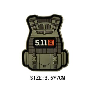Velcro Chapter Tactical Vest PVC Armband CrossFit Backpack Sticker – Vest511